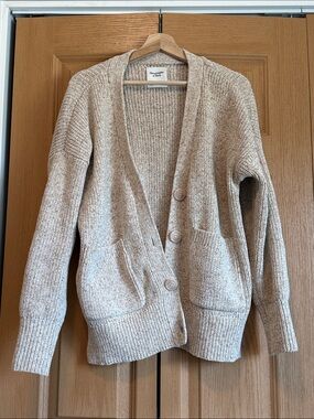 Abercrombie & Fitch light brown Button-Front cardigan XS
